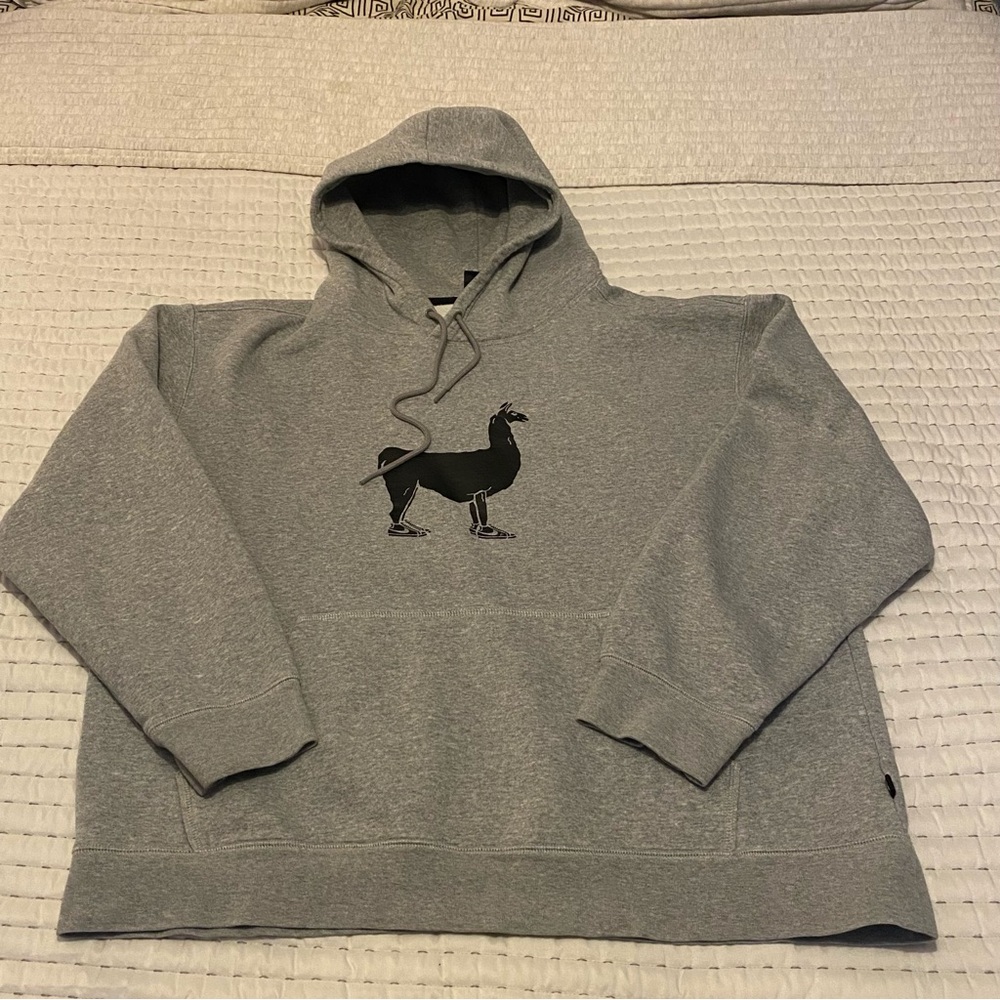 Grey Nike Llama Hoodie